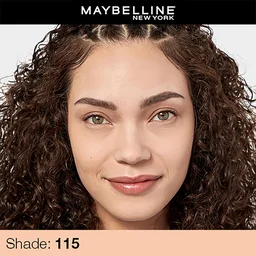 Maybelline New York Fit Me Matte + Poreless Liquid Foundation 30ml with SPF 22 | Shade 115 Ivory | Oil-Control, Lightweight, Long-Wear | Smooth Matte Finish, Perfect Base