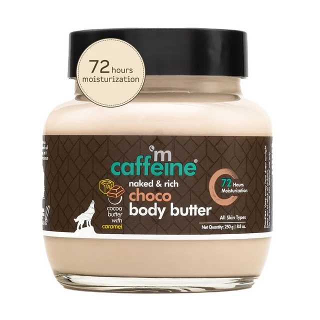 Mcaffeine Body Butter with Shea Butter, Cocoa & Caffeine 250g | Intense Moisturizer for Dry Skin | Suitable for Men & Women | For All Skin Types