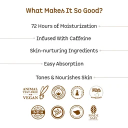 Mcaffeine Body Butter with Shea Butter, Cocoa & Caffeine 250g | Intense Moisturizer for Dry Skin | Suitable for Men & Women | For All Skin Types