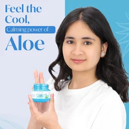 Meglow Nourishing Aloe Vera Gel 100g | Intense Skin Hydration Formula | Aloe Vera & Cucumber Moisturizing Gel for Skin & Hair | All Skin Types