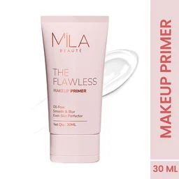 Mila Beaute Flawless Makeup Primer 30ml | Oil-Free & Mattifying Finish | Smooth Texture & Blurs Pores | Lightweight Formula for Long-Lasting, Flawless Makeup Base