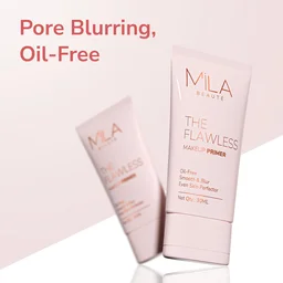 Mila Beaute Flawless Makeup Primer 30ml | Oil-Free & Mattifying Finish | Smooth Texture & Blurs Pores | Lightweight Formula for Long-Lasting, Flawless Makeup Base
