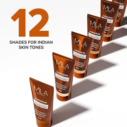 Mila Beaute Longwear Weightless Foundation (304 Golden Caramel), 30ml | Full Coverage & Lightweight | Hydrating & Matte Finish | Long-Lasting & SPF 15 Protection