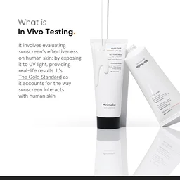 Minimalist Light Fluid Sunscreen SPF 50 PA++++ 50ml | Broad Spectrum UVA & UVB Protection | Clinically Tested in US | Lightweight, No White Cast, Water & Sweat Resistant