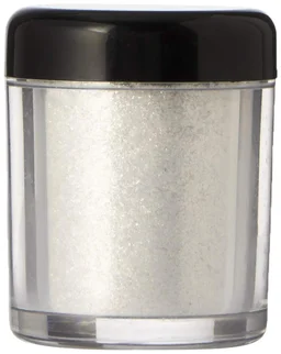 Miss Claire Diamond Shine Powder Silver 4g | Shimmer Highlighting Powder for Face, Eyes & Body | Intense Metallic Glow Highlighter | Loose Glitter Makeup Powder