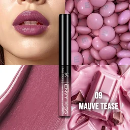 Miss Claire Envy Kiss Non Transfer Lipstick 09 Mauve Tease 1.8g | Rich Matte Finish | Long Lasting Smudge Proof Transfer Resistant Lightweight Mauve Lip Color