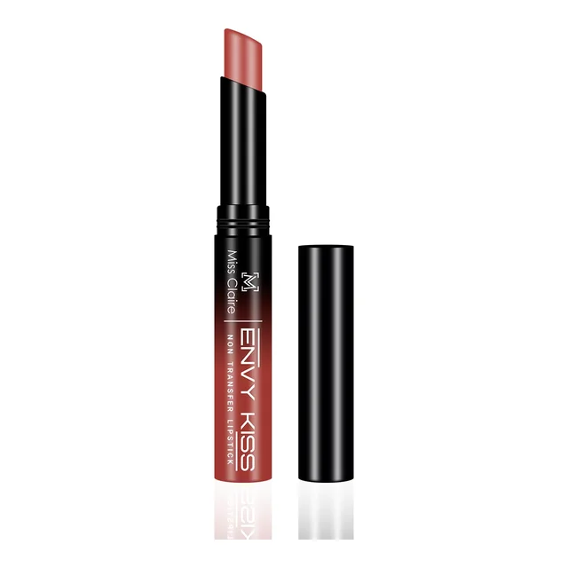 Miss Claire Envy Kiss Non Transfer Lipstick 20 Flirt With Me 1.8g | Smooth Matte | Long Lasting Smudge Proof Transfer Resistant Lightweight Lip Color