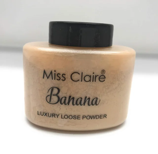Miss Claire Luxury Loose Powder Banana Beige 38g | Lightweight Setting Powder for Makeup | Oil Control & Matte Finish | Smooth Blurring Loose Powder | Long Lasting Makeup Setting
