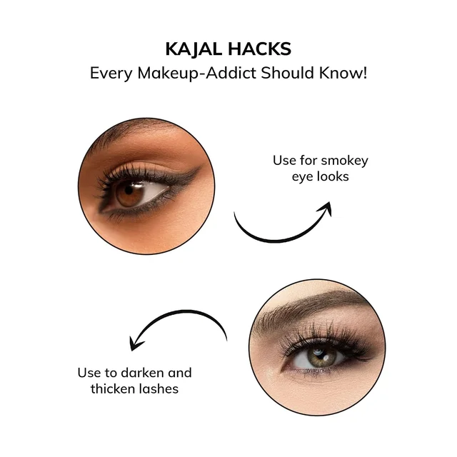 MOS CODE Eyematic Kajal 0.4gm - Earthy | Bold Eyes Bold You | Waterproof & Smudgeproof | Single Stroke Application | Long Lasting Matte Finish | Plant-Based | Paraben & Alcohol Free | Cruelty-Free
