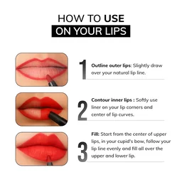 MOS CODE Kissable Slay HD Matte Cryon Lipstick withLips + Primer 1.6g, Flamingo Glow 37 | Waterproof, Smudge Proof, Long Lasting Matte Lipstick | Vitamin E Enriched, Hydrating