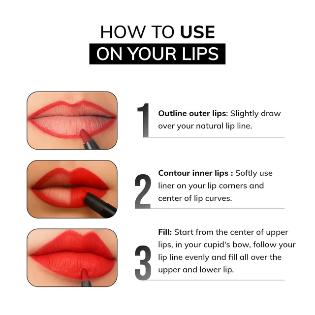 MOS CODE Kissable Slay HD Matte Cryon Lipstick withLips + Primer 1.6g, Flamingo Glow 37 | Waterproof, Smudge Proof, Long Lasting Matte Lipstick | Vitamin E Enriched, Hydrating