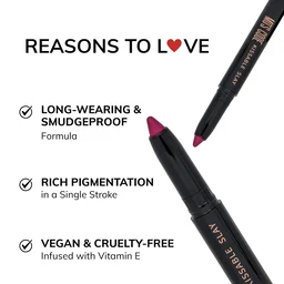 MOS CODE Kissable Slay HD Matte Cryon Lipstick withLips + Primer 1.6g, Flamingo Glow 37 | Waterproof, Smudge Proof, Long Lasting Matte Lipstick | Vitamin E Enriched, Hydrating