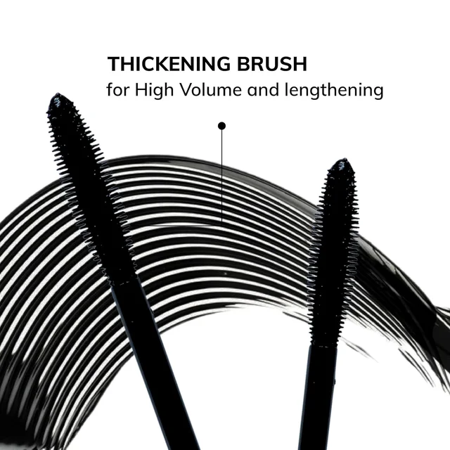 MOS CODE Lashout Waterproof Mascara 9g - Black | Volume, Length & Curl | Smudgeproof | Quick Dry & Long Lasting | Vegan | Cruelty-Free & Paraben-Free | Big Eyes Effect