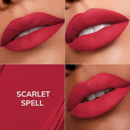 MOS CODE MOS Code Locked Kiss Transfer Proof Liquid Lipstick 7ml - Shade 09 Scarlet Spell | Waterproof, Smudgeproof, Long-Wearing & Hydrating | Vitamin E, Jojoba Oil, Argan Oil & Shea Butter