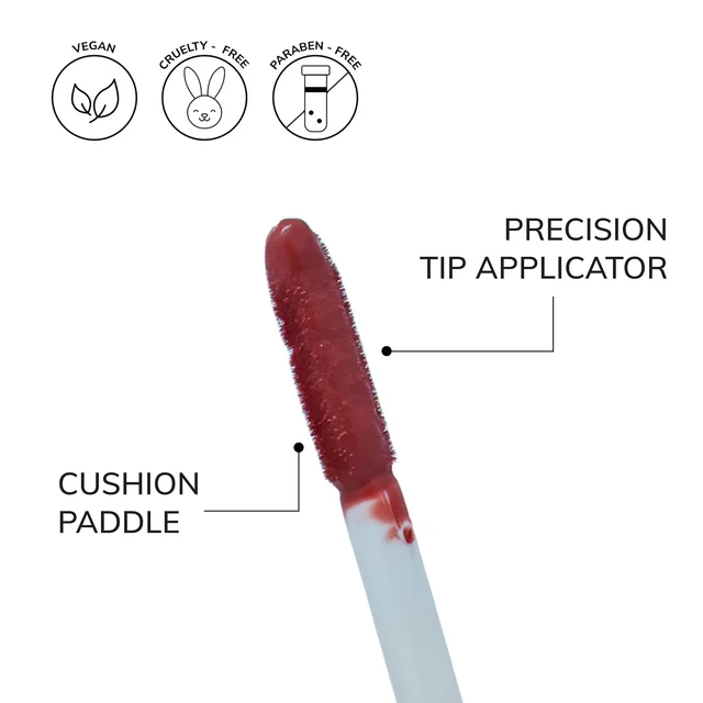 MOS CODE MOS Code Locked Kiss Transfer Proof Liquid Lipstick 7ml - Shade 02 Baked Toffee | Waterproof, Smudgeproof, Long-Wearing & Hydrating | Vitamin E, Jojoba Oil, Argan Oil & Shea Butter