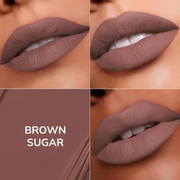 MOS CODE MOS Code Locked Kiss Transfer Proof Liquid Lipstick 7ml - Shade 16 Brown Sugar | Waterproof, Smudgeproof, Long-Wearing & Hydrating | Vitamin E, Jojoba Oil, Argan Oil & Shea Butter