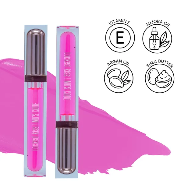 MOS CODE MOS Code Locked Kiss Transfer Proof Liquid Lipstick 7ml - Shade 17 Blush Bloom | Waterproof, Smudgeproof, Long-Wearing & Hydrating | Vitamin E, Jojoba Oil, Argan Oil & Shea Butter