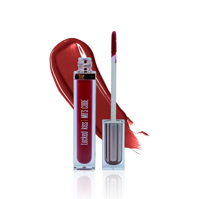 MOS CODE MOS Code Locked Kiss Transfer Proof Liquid Lipstick 7ml - Shade 03 Cheery Vow | Waterproof, Smudgeproof, Long-Wearing & Hydrating | Vitamin E, Jojoba Oil, Argan Oil & Shea Butter