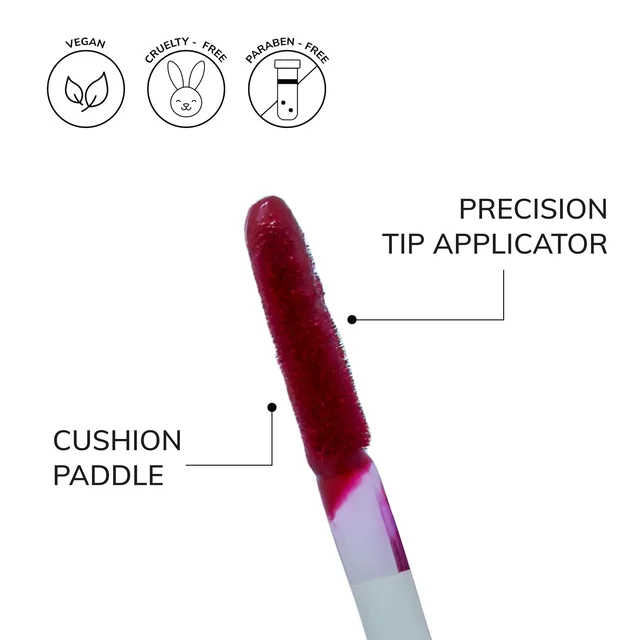 MOS CODE MOS Code Locked Kiss Transfer Proof Liquid Lipstick 7ml - Shade 03 Cheery Vow | Waterproof, Smudgeproof, Long-Wearing & Hydrating | Vitamin E, Jojoba Oil, Argan Oil & Shea Butter