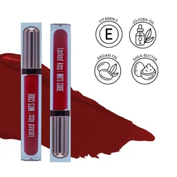 MOS CODE MOS Code Locked Kiss Transfer Proof Liquid Lipstick 7ml - Shade 03 Cheery Vow | Waterproof, Smudgeproof, Long-Wearing & Hydrating | Vitamin E, Jojoba Oil, Argan Oil & Shea Butter