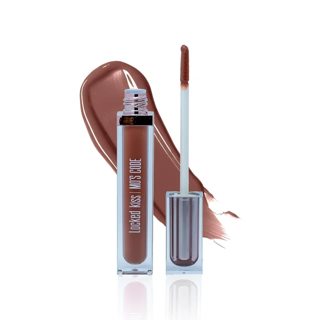 MOS CODE MOS Code Locked Kiss Transfer Proof Liquid Lipstick 7ml - Shade 08 Dusky | Waterproof, Smudgeproof, Long-Wearing & Hydrating | Vitamin E, Jojoba Oil, Argan Oil & Shea Butter