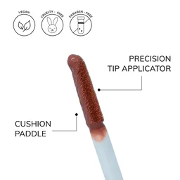 MOS CODE MOS Code Locked Kiss Transfer Proof Liquid Lipstick 7ml - Shade 08 Dusky | Waterproof, Smudgeproof, Long-Wearing & Hydrating | Vitamin E, Jojoba Oil, Argan Oil & Shea Butter