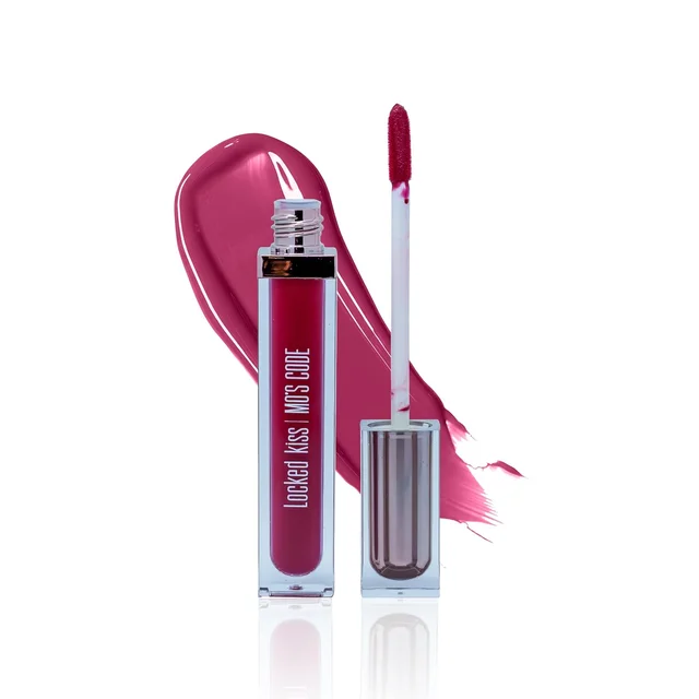 MOS CODE MOS Code Locked Kiss Transfer Proof Liquid Lipstick 7ml - Shade 11 Blood Moon | Waterproof, Smudgeproof, Long-Wearing & Hydrating | Vitamin E, Jojoba Oil, Argan Oil & Shea Butter