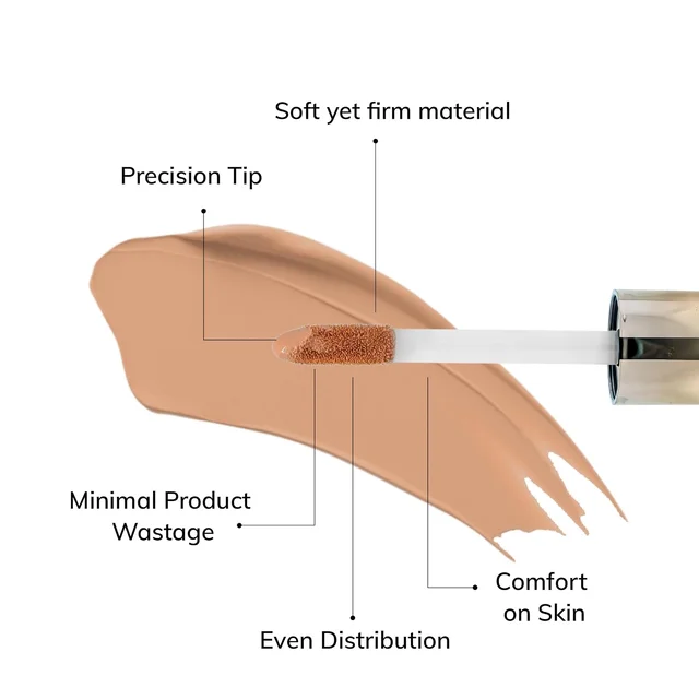 MOS CODE Soft Matte Liquid Concealer 8g - Bet Shade | Full Coverage | Blendable | Long-Lasting | Sweat Proof | Transferproof | Lightweight Matte Finish