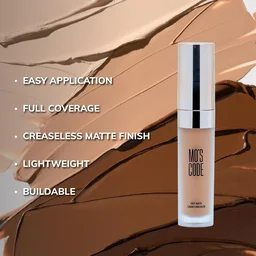 MOS CODE Soft Matte Liquid Concealer 8g - Bet Shade | Full Coverage | Blendable | Long-Lasting | Sweat Proof | Transferproof | Lightweight Matte Finish