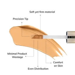 MOS CODE Soft Matte Liquid Concealer 8g - Slay Shade | Full Coverage Matte Finish | Blendable, Transfer-Proof & Sweat-Proof | Long-Lasting Lightweight Concealer