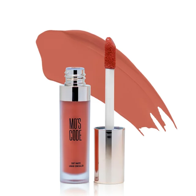 MOS CODE Soft Matte Liquid Concealer 8g - Yeet Shade | Full Coverage Matte Finish | Blendable, Transfer-Proof & Sweat-Proof | Long-Lasting Lightweight Concealer