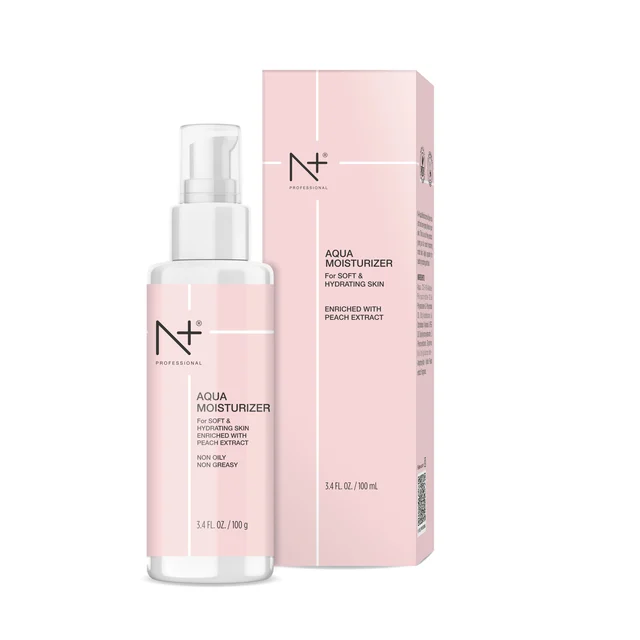 N Plus Aqua Moisturizer 100ml | Peach Extract Enriched Face Moisturizer for Soft & Hydrated Skin | Daily Hydrating Cream for Smooth