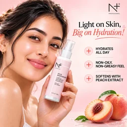 N Plus Aqua Moisturizer 100ml | Peach Extract Enriched Face Moisturizer for Soft & Hydrated Skin | Daily Hydrating Cream for Smooth