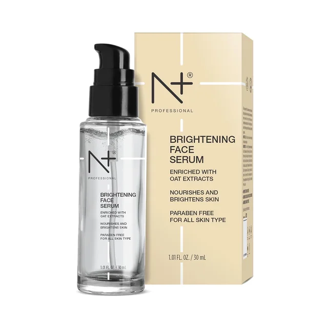 N Plus Brightening Face Serum 30ml | Enriched with Oat Extracts | Helps Brighten Dull-Looking Skin | Hydrating & Nourishing Facial Serum for a Fresh, Smooth & Radiant Look