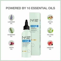 N Plus Hair Pro Hair Fall Control Oil 100ml | Treatment with 10 Hair Growth Oils | Nourishing Hair Oil for Daily Hair Care | Scalp & Hair Nourishment