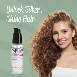 N Plus Hair Pro Smooth & Shine Hair Serum 50ml, Enriched with Phytosqualane & Argan Oil