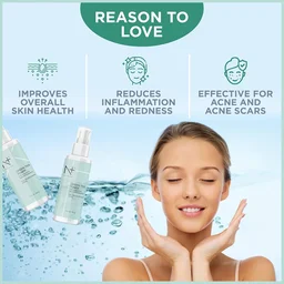 N Plus N PLUS Professional Green Tea Toner for Face 100ml | Helps Tighten Enlarged Pores | Green Tea Face Toner | Paraben Free Formula | Daily Skincare Toner