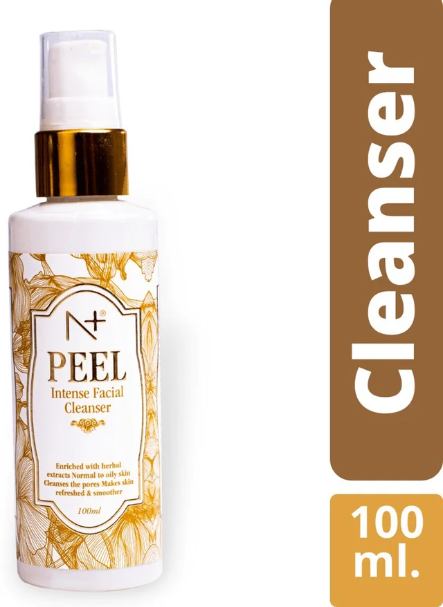 N Plus N PLUS Professional Peel Intense Facial Cleanser 100ml | Enriched with Herbal Extracts | Face Wash for Men & Women | Deep Cleansing, Fresh & Smooth-Looking Skin