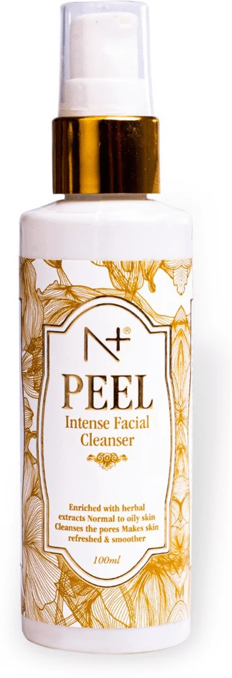 N Plus N PLUS Professional Peel Intense Facial Cleanser 100ml | Enriched with Herbal Extracts | Face Wash for Men & Women | Deep Cleansing, Fresh & Smooth-Looking Skin