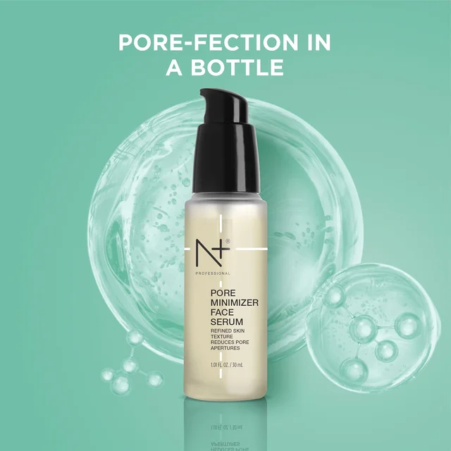 N Plus Professional Pore Minimizer Face Serum 30ml | Helps Minimize the Appearance of Pores | Refines Skin Texture | Paraben Free | Smooth & Even-Looking Complexion