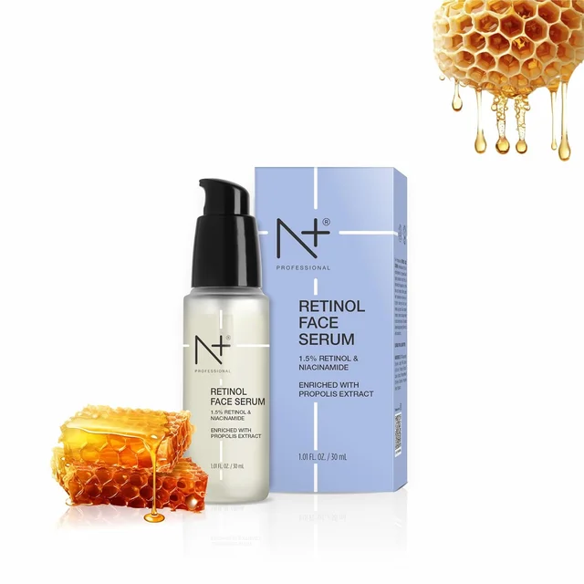 N Plus Professional Retinol Face Serum 30ml | Anti-Aging Skincare | Helps Reduce Appearance of Age Spots & Fine Lines | Brighter-Looking Skin | Paraben Free