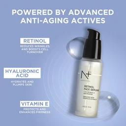 N Plus Professional Retinol Face Serum 30ml | Anti-Aging Skincare | Helps Reduce Appearance of Age Spots & Fine Lines | Brighter-Looking Skin | Paraben Free