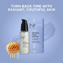 N Plus Professional Retinol Face Serum 30ml | Anti-Aging Skincare | Helps Reduce Appearance of Age Spots & Fine Lines | Brighter-Looking Skin | Paraben Free