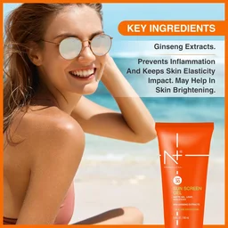 N Plus Professional Sunscreen Gel SPF30 100ml | Matte & Non-Sticky Formula | UVA & UVB Protection | Hydrating Sun Protection Gel | Suitable for All Skin Types