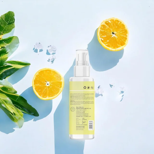 N Plus N PLUS Professional Vitamin C Toner | For A Clearer Skin | Infused with Antioxidant Properties | Restore Your Skin PH | for Brighter, Even Skin Tone | Daily toner | Skin revitalizing toner | 100ml