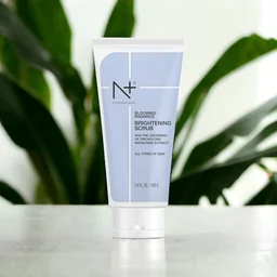 N Plus N + Professional Blooming Radiance Brightening Scrub- 100g | With the Goodness of Tricholoma Matsutake Extract | Dead Skin Removal | Exfoliating Scrub for Glowing Skin | For All Skin Types
