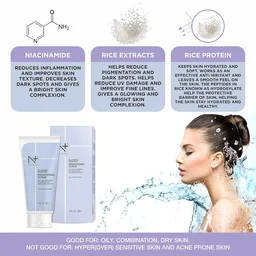 N Plus N + Professional Blooming Radiance Brightening Scrub- 100g | With the Goodness of Tricholoma Matsutake Extract | Dead Skin Removal | Exfoliating Scrub for Glowing Skin | For All Skin Types