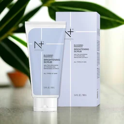 N Plus N + Professional Blooming Radiance Brightening Scrub- 100g | With the Goodness of Tricholoma Matsutake Extract | Dead Skin Removal | Exfoliating Scrub for Glowing Skin | For All Skin Types
