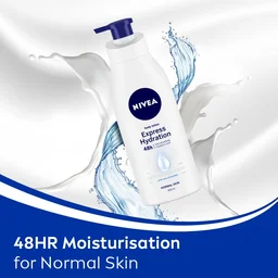 Nivea Express Hydration Body Lotion 400ml | 48-Hour Moisturization for Summer | Enriched with Sea Minerals & Deep Moisture Serum | Non-Greasy Formula for Healthy-Looking Skin | Suitable for All Skin Types