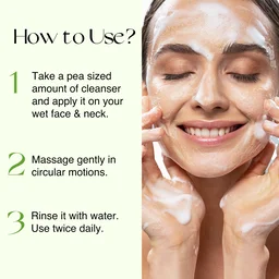 Nourish Mantra Green Tea Tatva Face Wash 50ml | With Green Tea, Walnut Powder & Niacinamide | 2-in-1 Exfoliating Cleanser | Oil Control | Sulfate & Paraben Free
